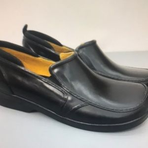 Sperry rubber rain loafers shoes slip on black women